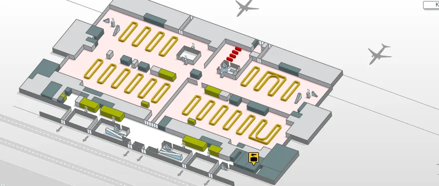Madrid Airport T4 Map